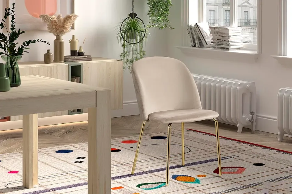 eetkamerstoel Suze beige, foto 4