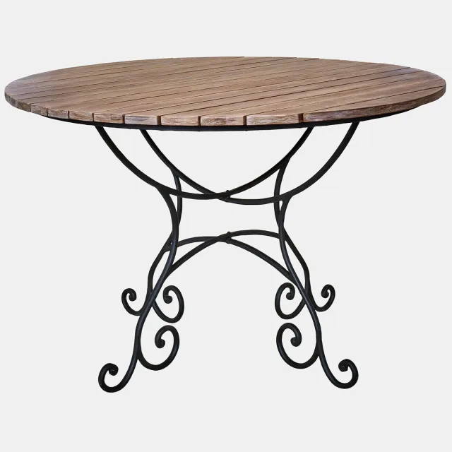 Loberon Tafel Arémont bruin/zwart