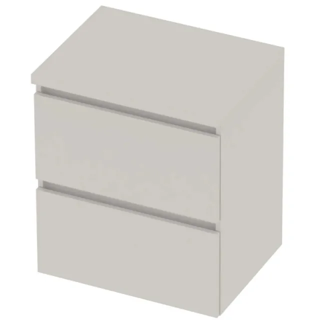 Basic-Line Deck 46 Badmeubelset Greeploos 60x46x66 cm Ice White Wit