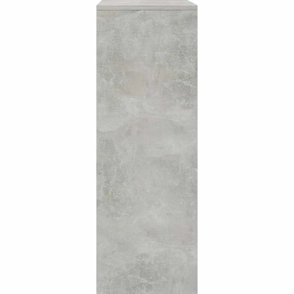 vidaXL Dressoir met 6 lades 50x34x96 cm bewerkt hout betongrijs grijs, foto 4