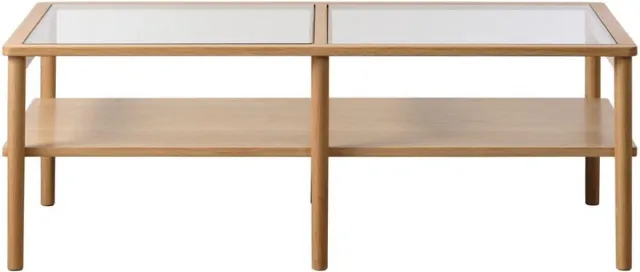 Giga Living Salontafel Naturel Eikenhout - 24kg - 120x60x41cm - Elba