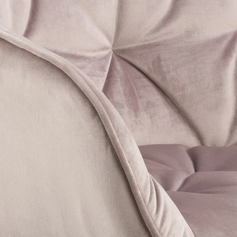Lisomme Arian velvet eetkamerstoel oud roze, foto 4
