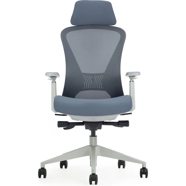 Schaffenburg ergonomische bureaustoel NEN600. Getest en gecertificeerd volgens de NEN-EN 1335-1:20 norm. Kleur Lichtgrijs. 3 jaar garantie!! Lichtgrijs / antraciet
