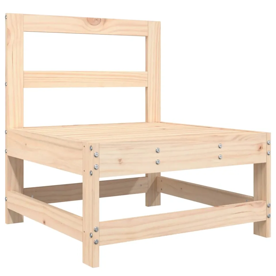vidaXL 5-delige Loungeset massief grenenhout bruin, foto 4