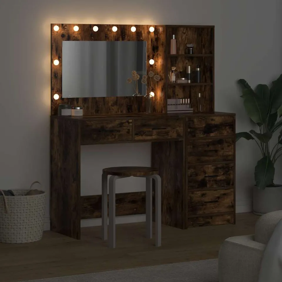 vidaXL Plafondtafel 2 st Bruin 78.5 x 41 x 135 cm Bewerkt hout, foto 3