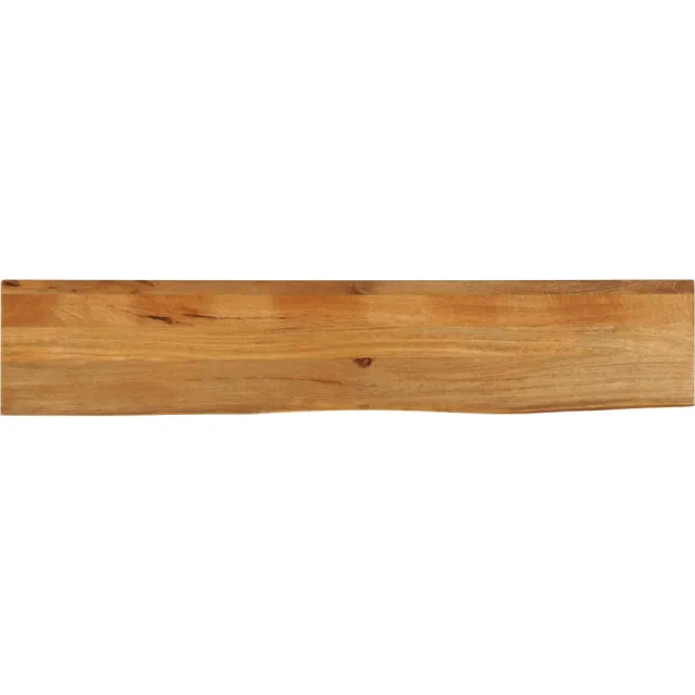 vidaXL Tafelblad met natuurlijke rand 180x30x3,8 cm massief mangohout Bruin