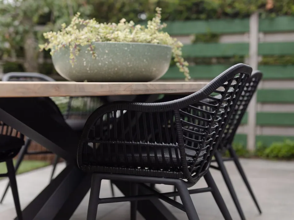 Intenso Furniture Intenso Azora dining tuinstoel zwart, foto 4