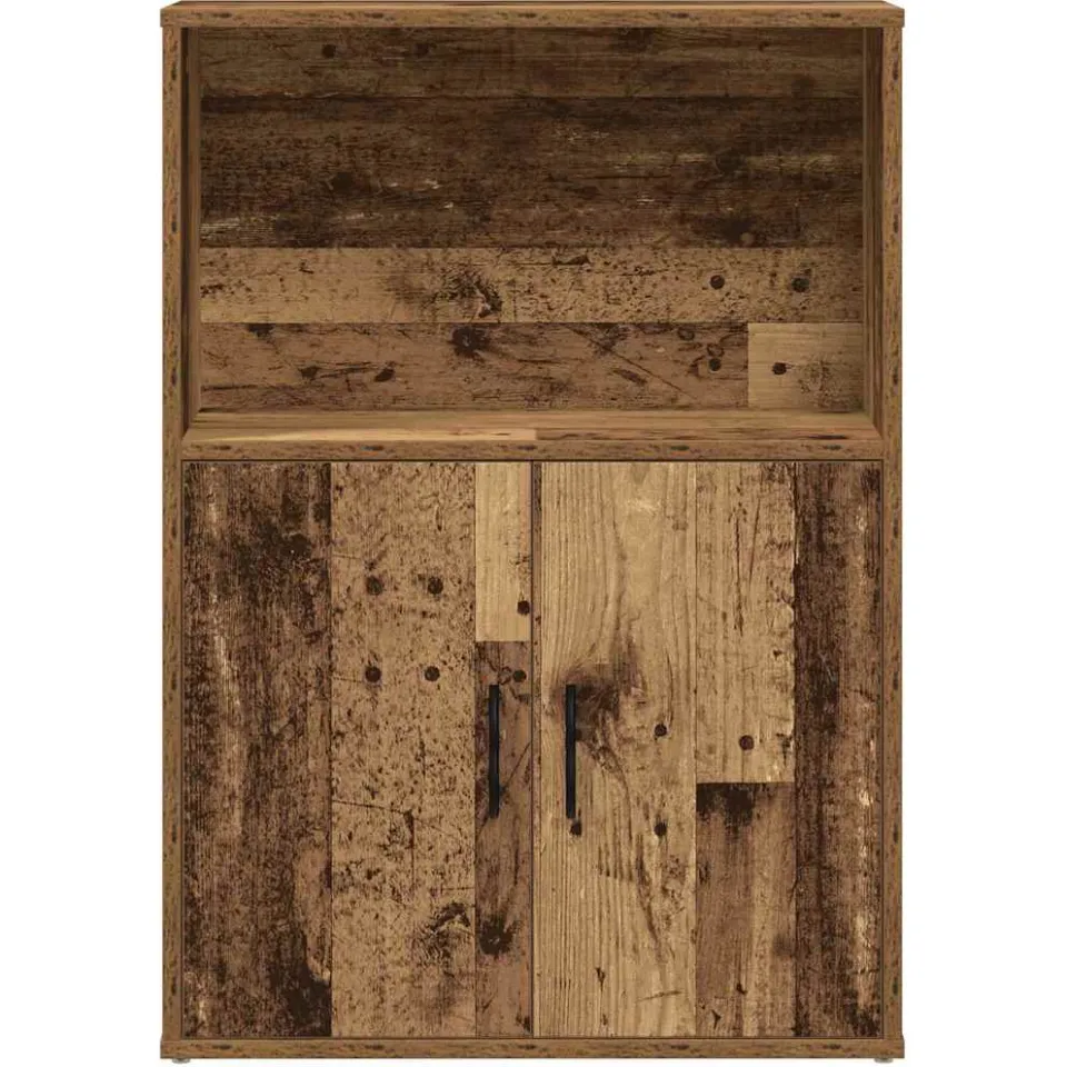 vidaXL Boekenkast 60x24x85 cm bewerkt hout oud houtkleurig bruin, foto 4