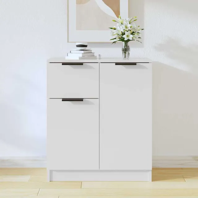 vidaXL Dressoir 60x30x70 cm bewerkt hout wit, foto 2