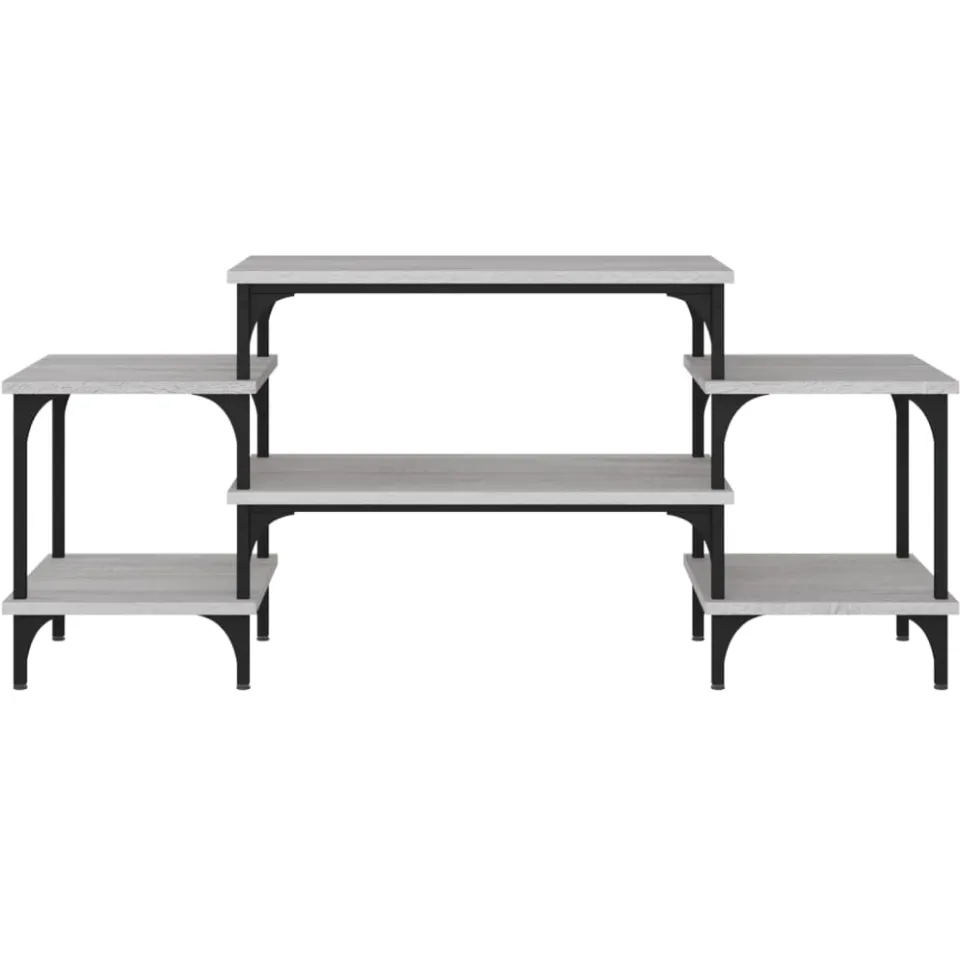 vidaXL Tv-meubel 117x35x52 cm bewerkt hout grijs sonoma eikenkleurig, foto 4