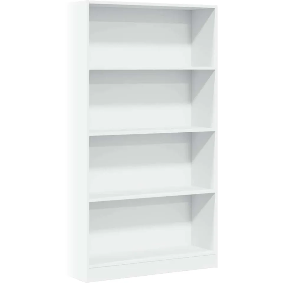vidaXL Boekenkast 80x24x143 cm bewerkt hout wit, foto 3