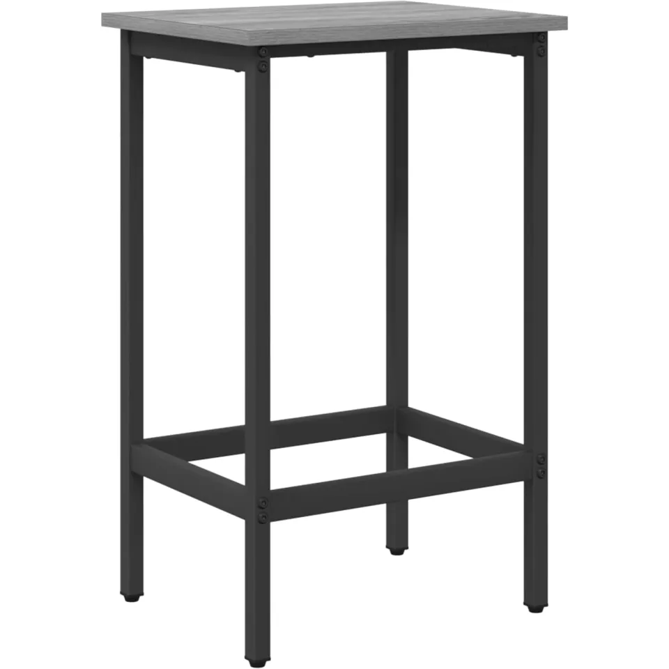 vidaXL Barkruk Grijs Sonoma 40 x 32 x 64 cm Bewerkt hout, foto 3