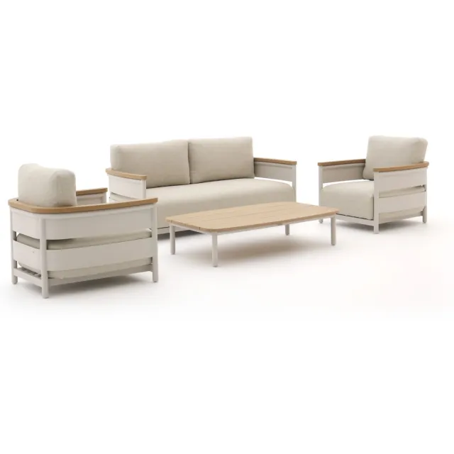 Suns Wadi stoel-bank loungeset 4-delig Taupe