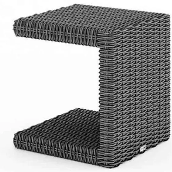 Oltre Romeo - Bijzettafel - 40 x 40 cm - Grijs Technorattan