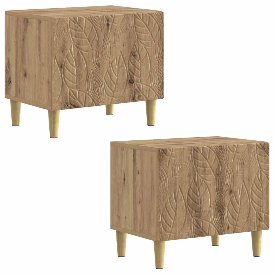 vidaXL Tv-meubel Artisanaal eiken Bewerkt hout, foto 4