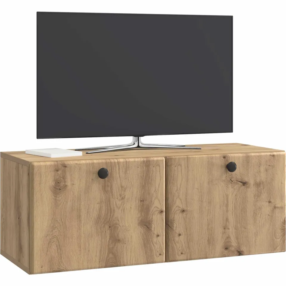 vidaXL Wandbeugel TV-kast 78,5 x 31 x 30 cm Artisanaal eiken Bruin