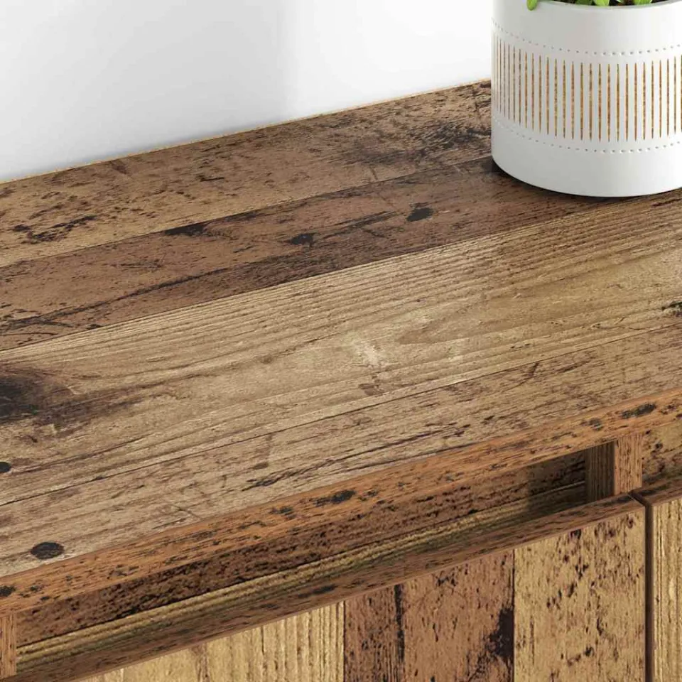 vidaXL Dressoirs 2 st Oud Hout 60 x 35 x 70 cm Bewerkt hout bruin, foto 4
