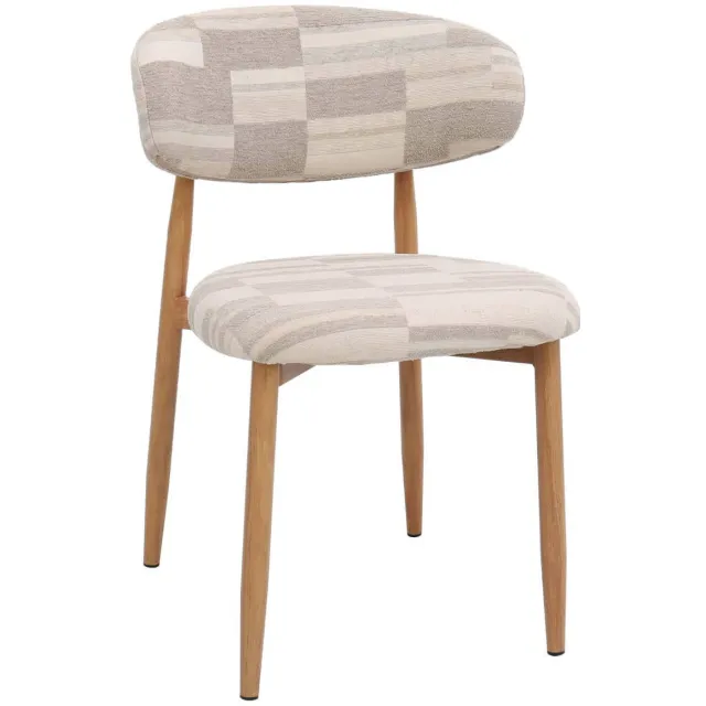 Giga Meubel Skara eetkamerstoel greige beige/eiken, foto 2