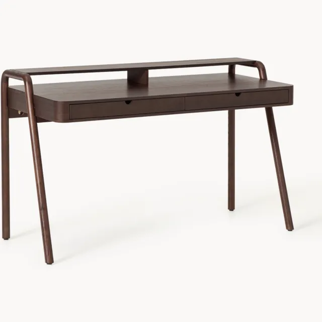 Westwing Collection Bureau Evrak met lades Bruin