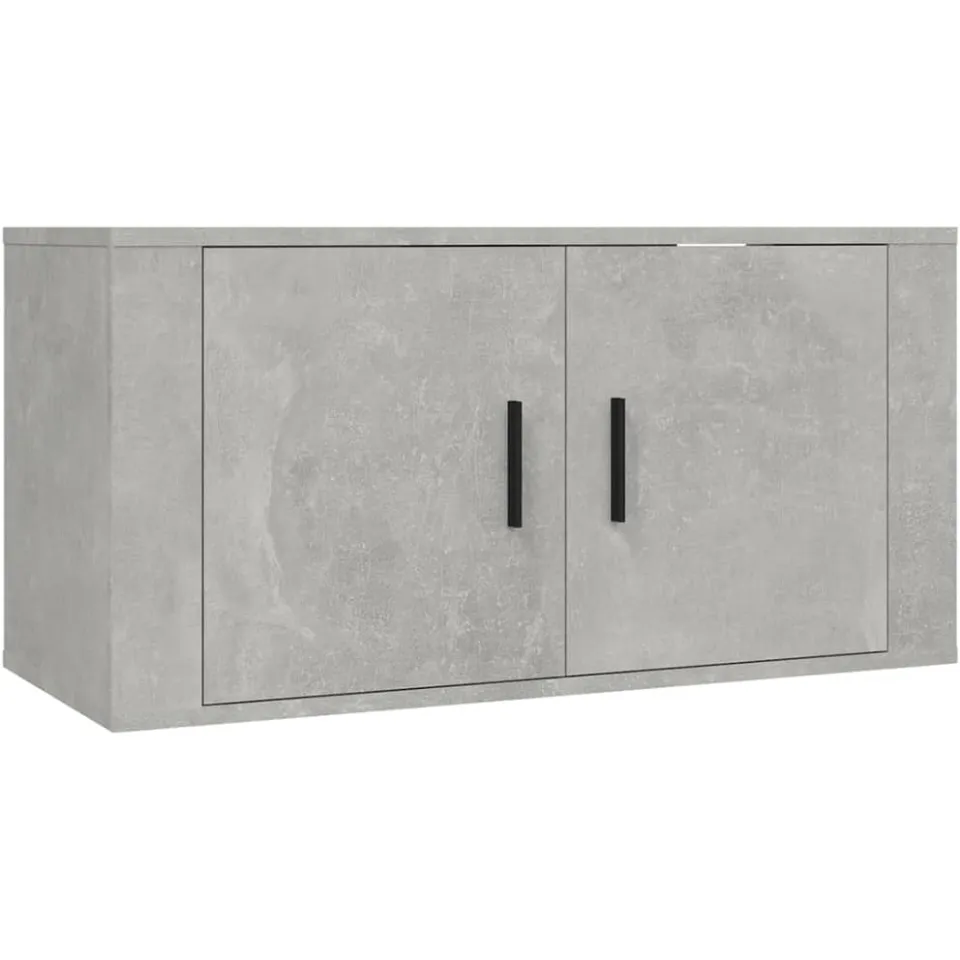 vidaXL Tv-wandmeubels 3 st 80x34,5x40 cm betongrijs