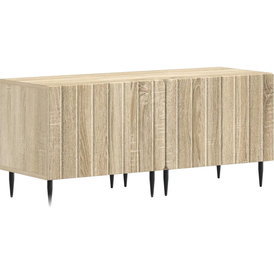 vidaXL 3-delige LED TV-kast ZWOLLE Sonoma Eiken Bewerkt hout, foto 4