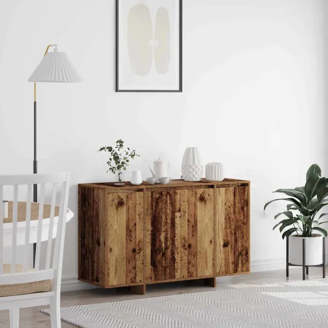 vidaXL Dressoir Oudhout 120 x 41 x 75 cm Bewerkt hout bruin, foto 2