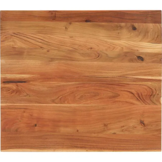 vidaXL Tafelblad rechthoekig 90x80x2,5 cm massief acaciahout Bruin