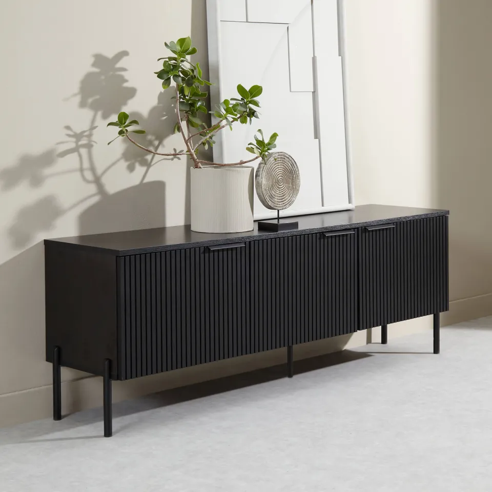 NOUS Living Joss tv-meubel zwart, foto 4