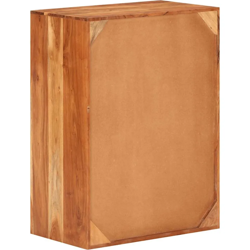 vidaXL Dressoir 55x33x75 cm massief acaciahout bruin, foto 4