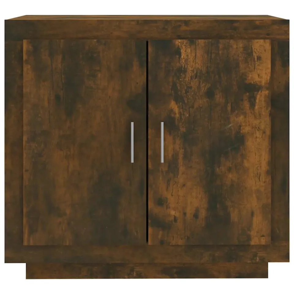 vidaXL Dressoir 80x40x75 cm bewerkt hout gerookt eikenkleurig, foto 4