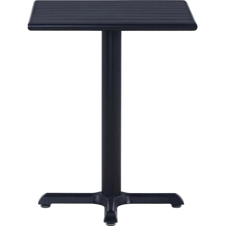vidaXL Tuintafel 60x60x75 cm zwart, foto 2