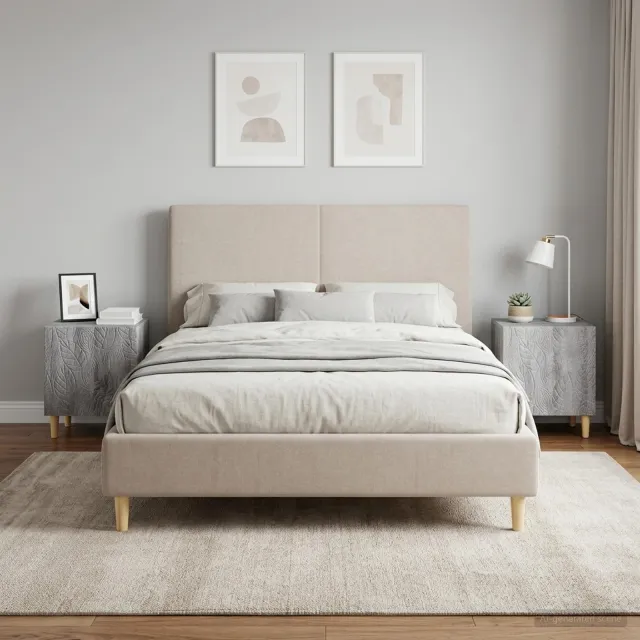 vidaXL Nachtkastje 2 st Grijs Sonoma 43 x 34,5 x 50 cm Bewerkt hout, foto 2