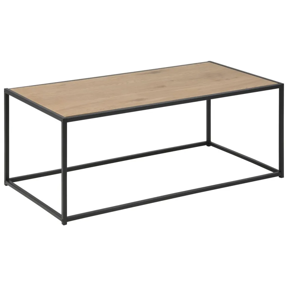 Lisomme Vic houten salontafel naturel - 100 x 50 cm, foto 5