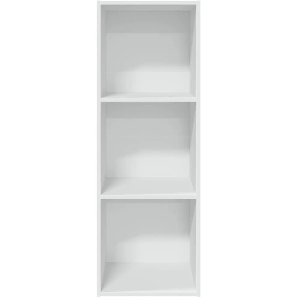vidaXL Boekenkast 40x30x114 cm bewerkt hout wit, foto 3