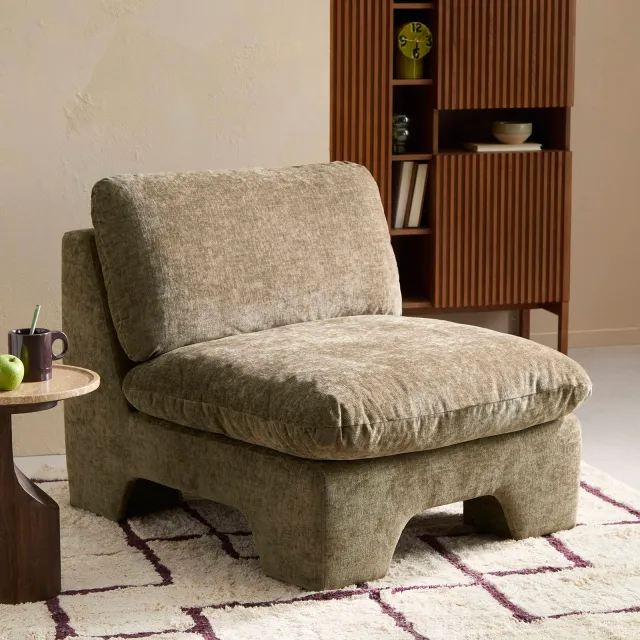 NOUS Living fauteuil Winston Groen