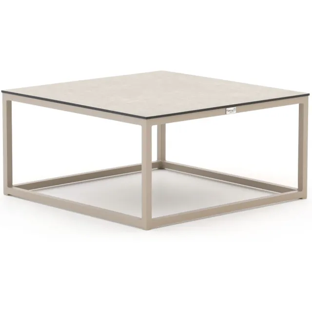 Tierra Outdoor Rio lounge tuintafel 80x80x40cm taupe, foto 2