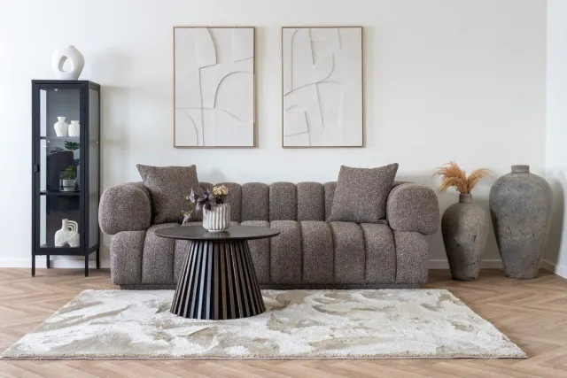 House Nordic Aurora Bruin 3-Zits Bank