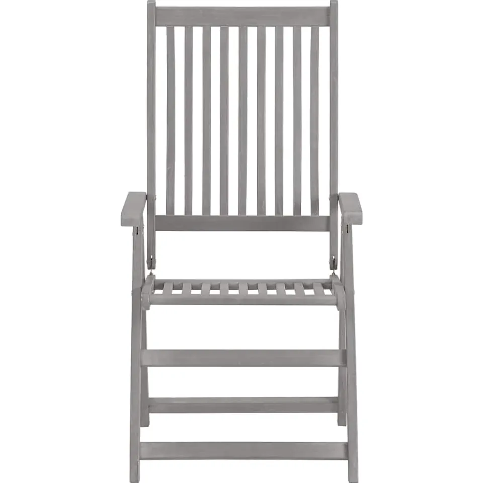 vidaXL 5-delige tuinset (150-200)x100cm massief acaciahout grijs, foto 4