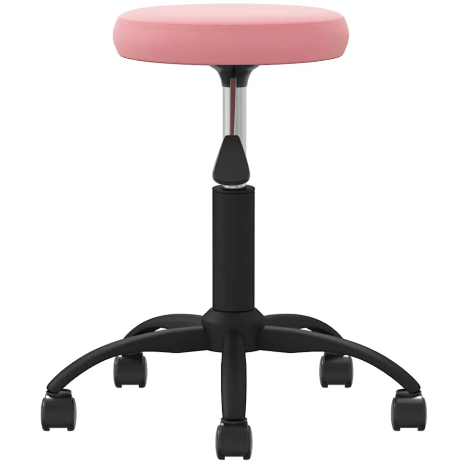 vidaXL Eetkamerstoel fluweel roze, foto 3