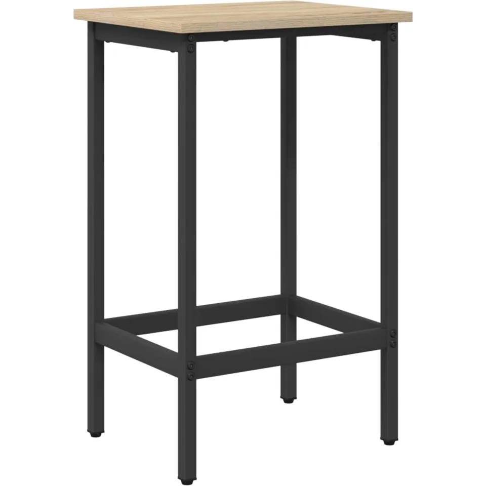 vidaXL Barkruk Sonoma Eiken 40 x 32 x 64 cm Bewerkt hout, foto 3