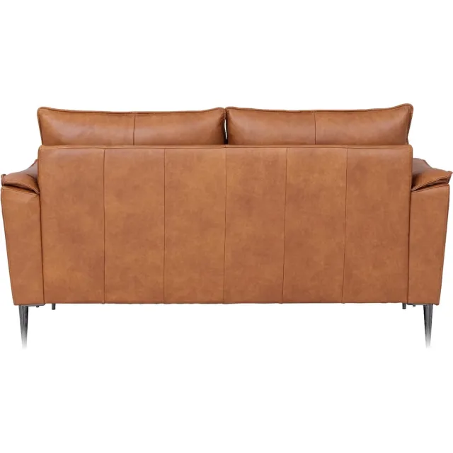 G***-M Bank 2-Zits - Bruin Leer - Zithoogte 45cm - 160x90x88cm - Soul - Giga Meubel