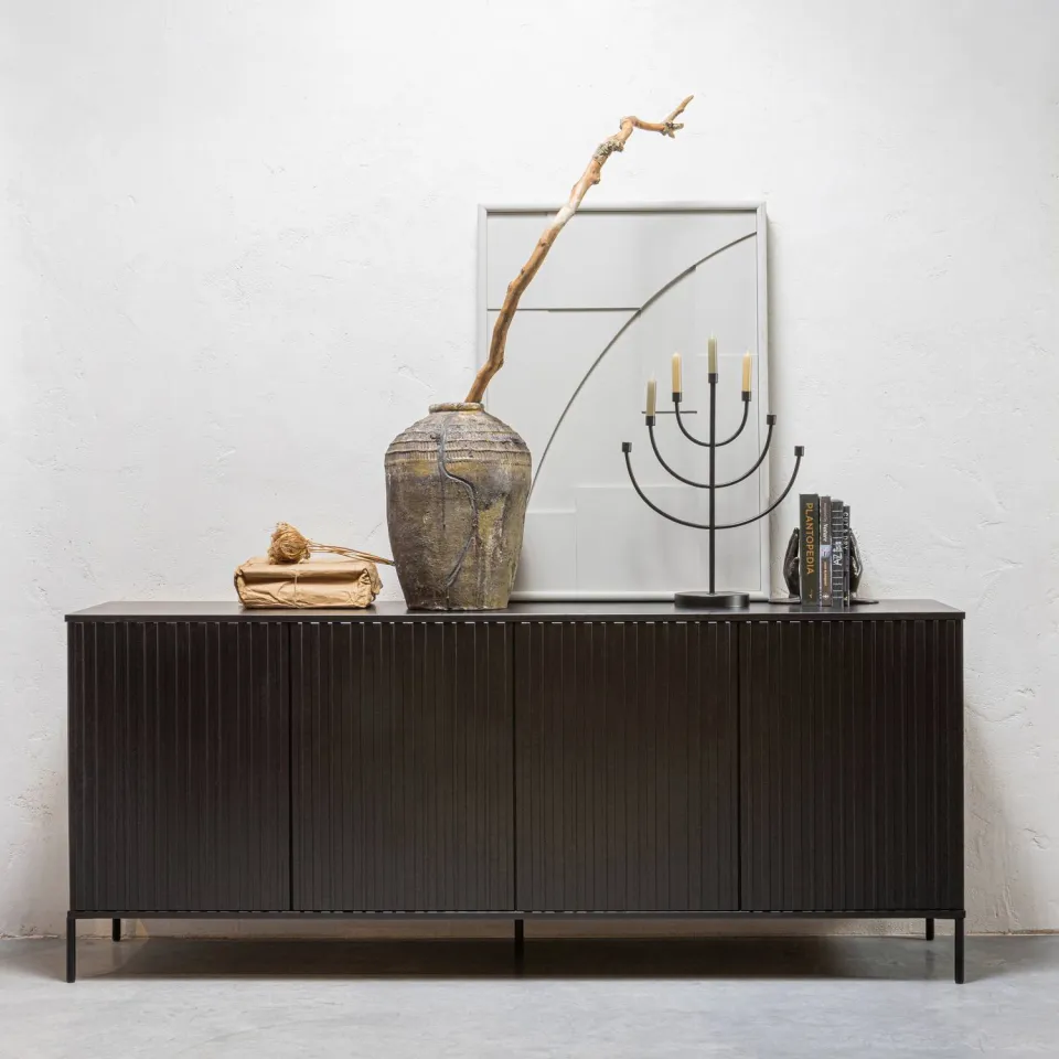 WOOOD New Gravure dressoir zwart, foto 3