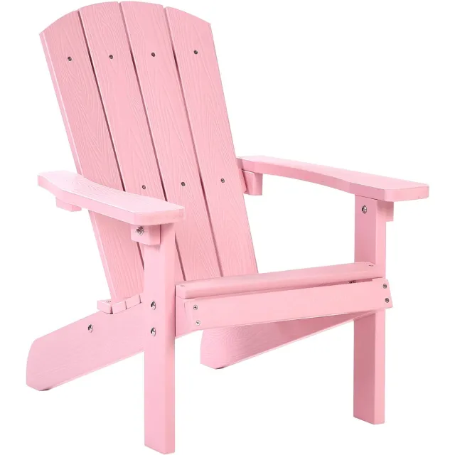 Beliani ADIRONDACK - Kindertuinstoel - Pastelroze - Kunsthout