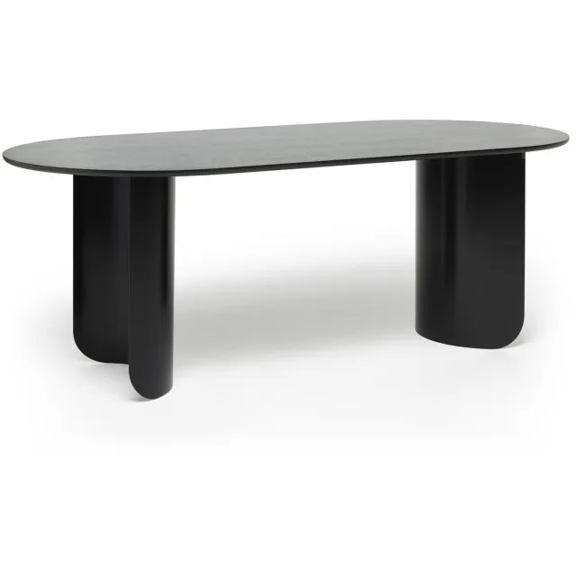 Fest Plateau Eettafel Ovaal Zwart