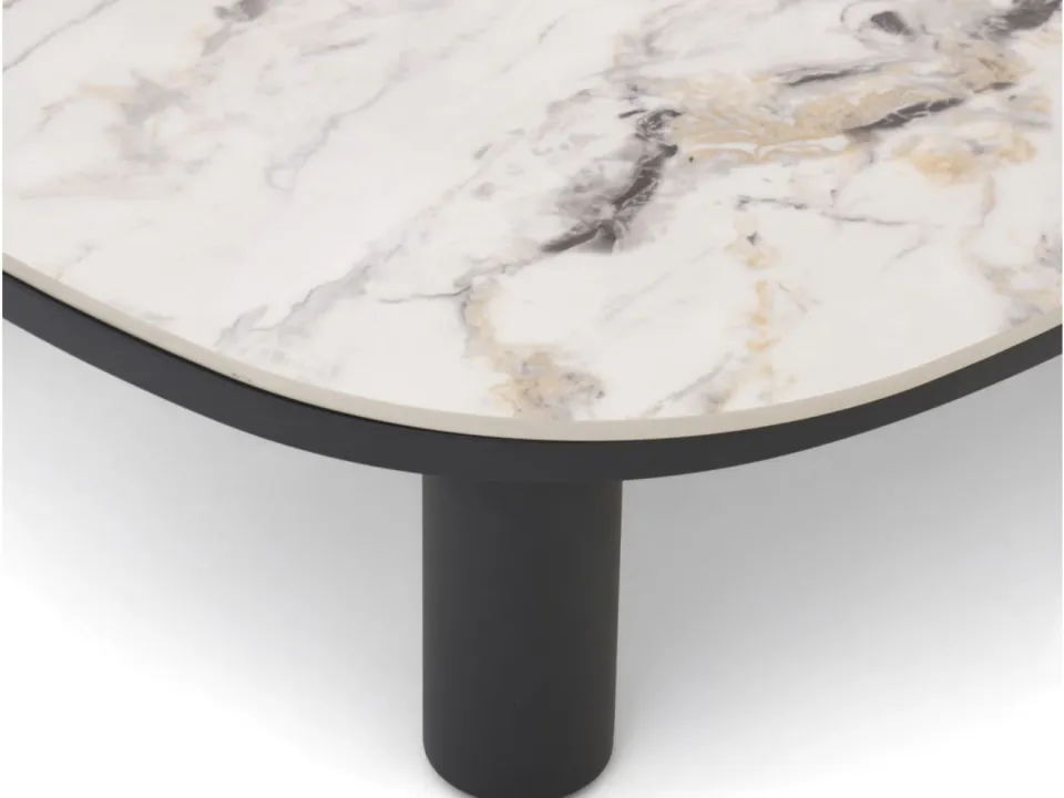 Bellagio tuinmeubelen Bellagio Gorizia lounge tuintafel 90x90x27cm grijs, foto 4
