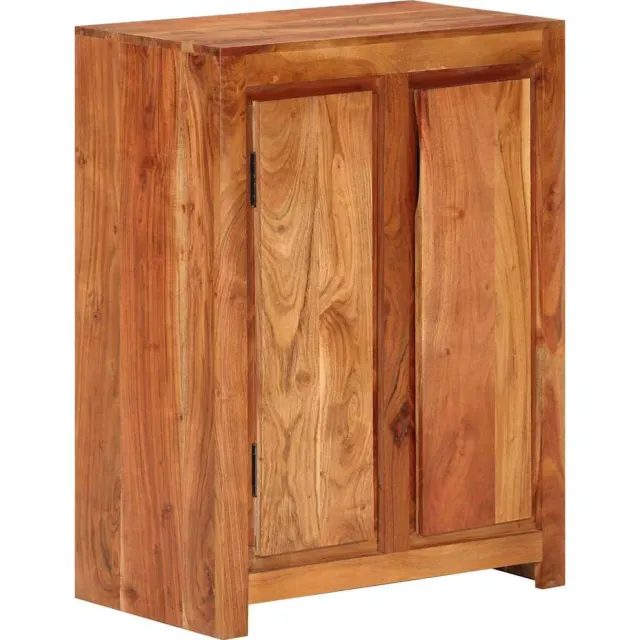 vidaXL Dressoir 55x33x75 cm massief acaciahout bruin, foto 2