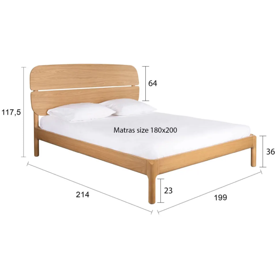 Zuiver Storm bed naturel, foto 4