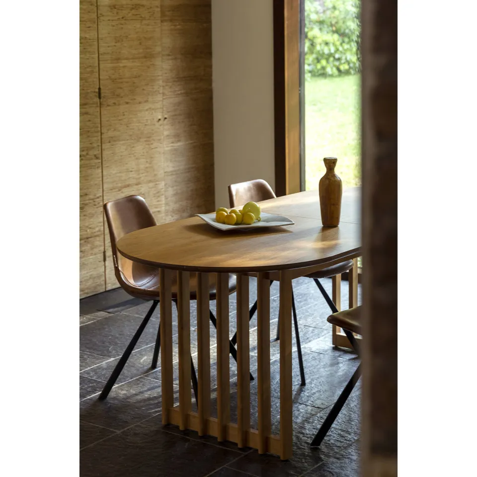 Dutchbone eetkamertafel Barlet naturel, foto 2