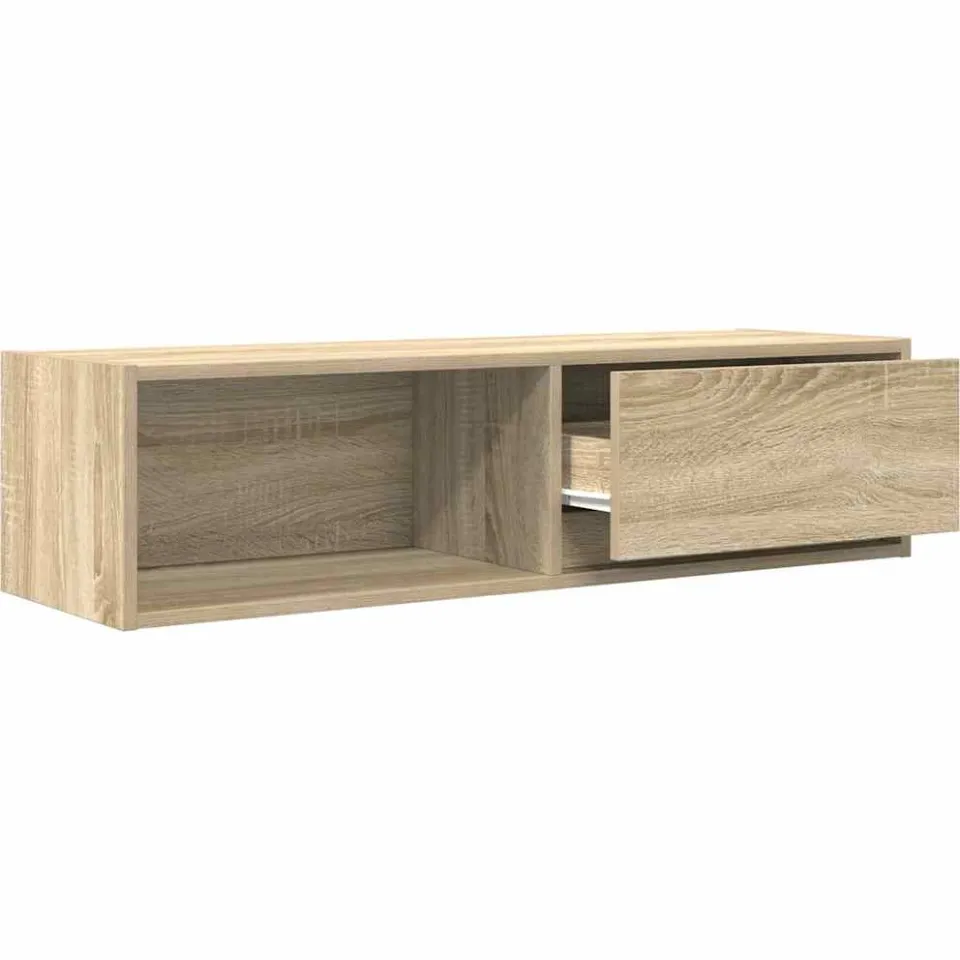vidaXL Tv-meubelen 2 st 100x31x25,5cm bewerkt hout sonoma eikenkleurig, foto 4