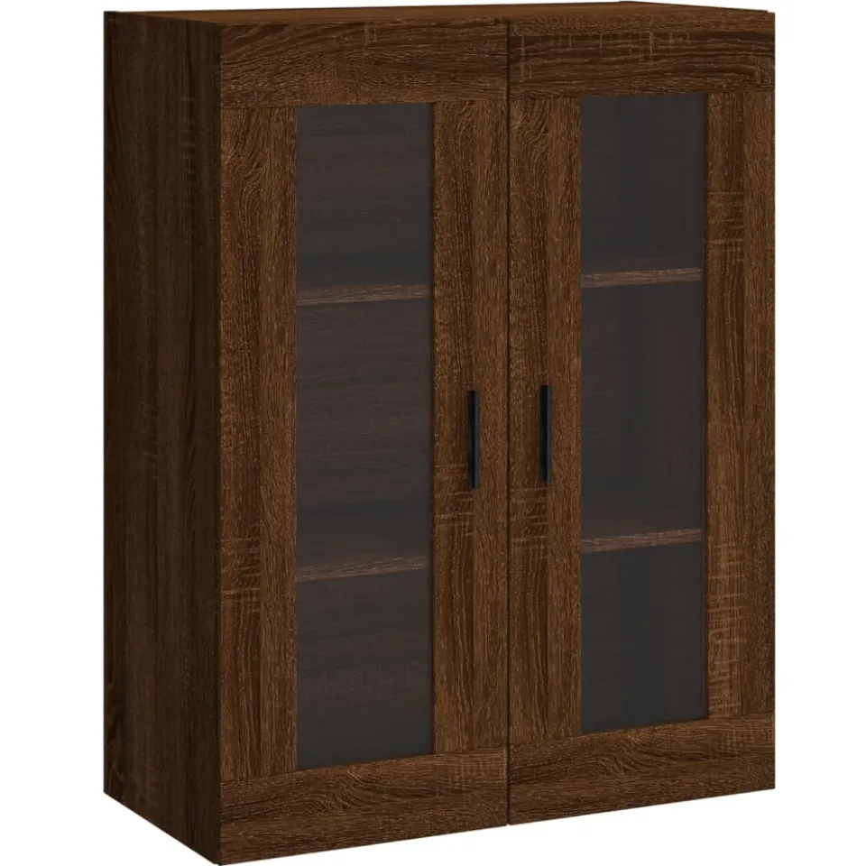 vidaXL Bovenkast 69,5x34x90 cm bruin eikenkleur